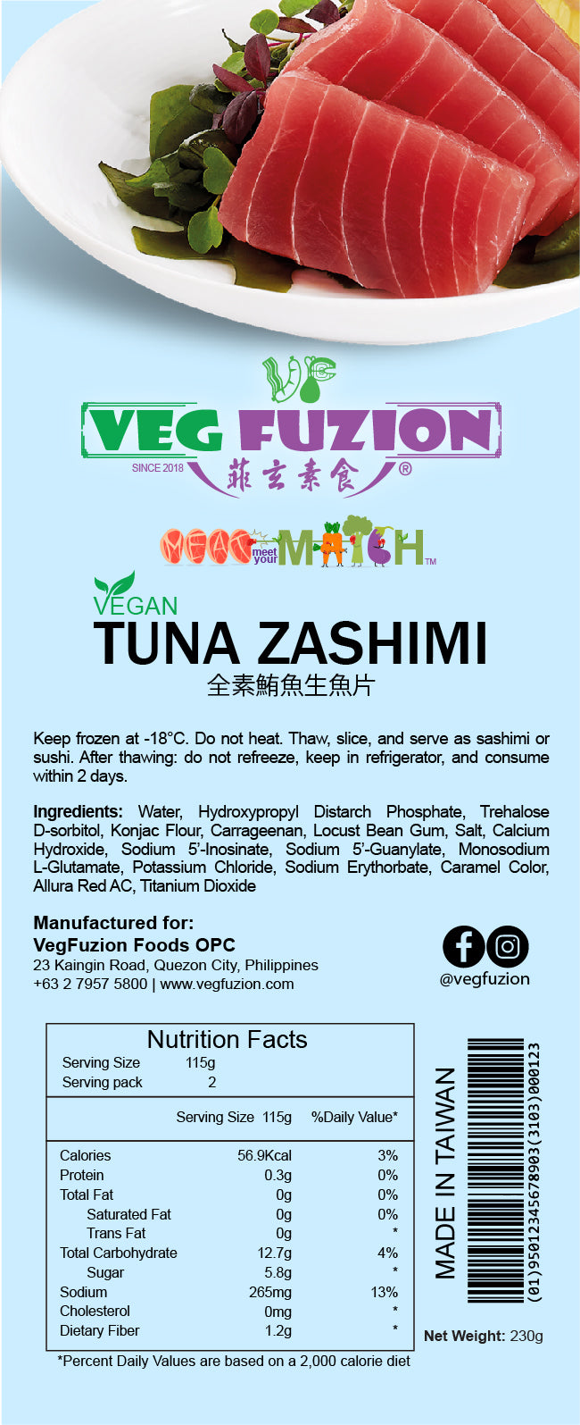 Vegan Tuna Zashimi